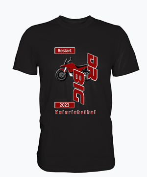 Schwarzes Shirt - rotes Logo